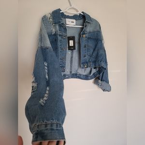 NWT Oversized Jean Jacket